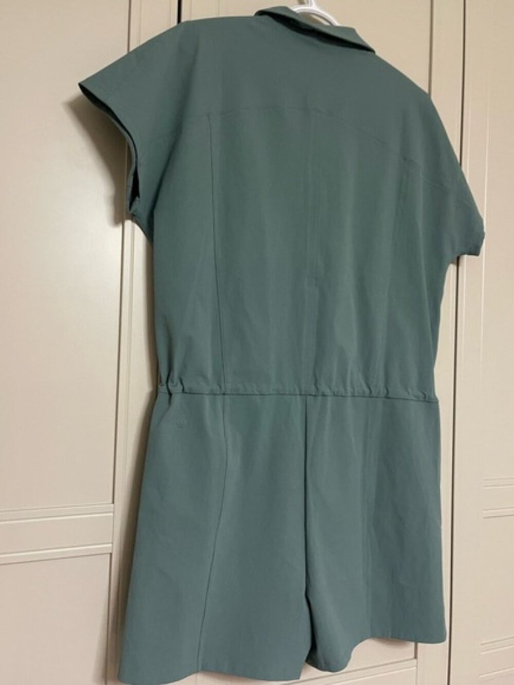 NWT Lululemon Stretch Rib Pocketed Romper in Tidewater Teal - Picture 8 of 9